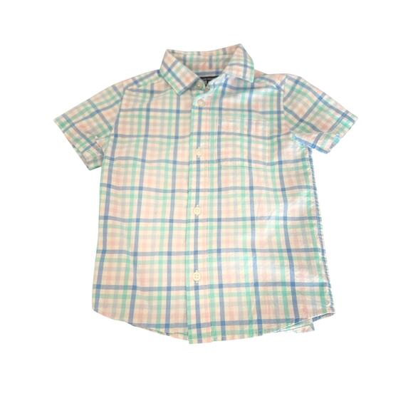 THE CHILDREN’S PLACE LOT OF 3 SHORT SLEEVE BUTTON DOWN SHIRTS FOR BOYS SIZE 4 - Picture 11 of 12